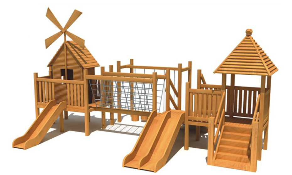 木制滑梯YH-9Z07A 木制滑梯YH-9Z07A