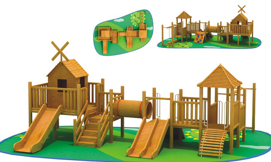 木制滑梯YH-9Z08A. 木制滑梯YH-9Z08A.