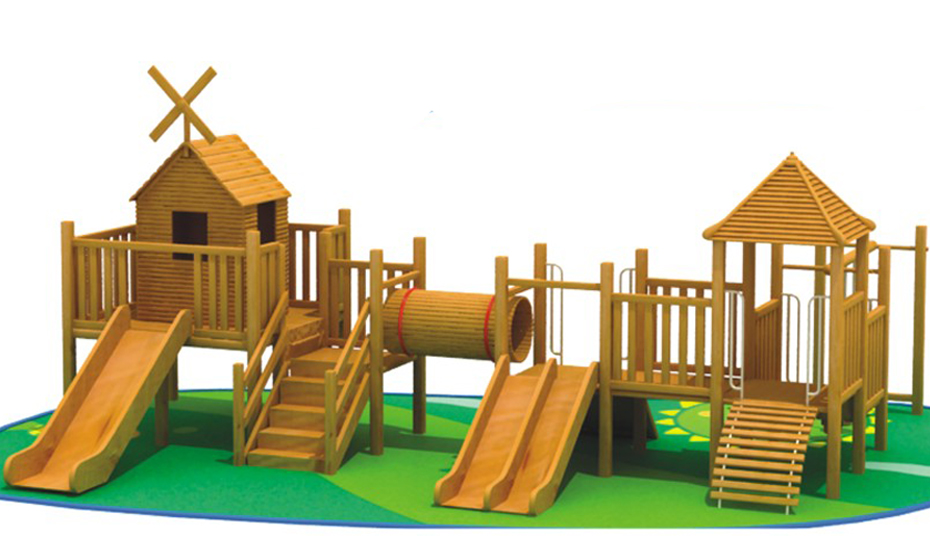 木制滑梯YH-9Z08A 木制滑梯YH-9Z08A