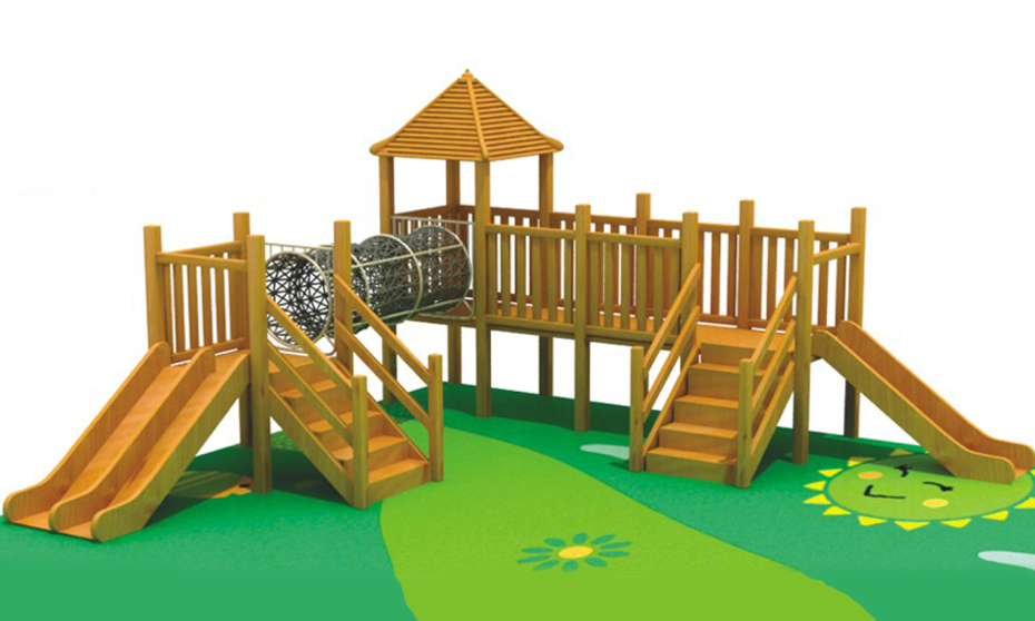 木制滑梯YH-9Z13A 木制滑梯YH-9Z13A