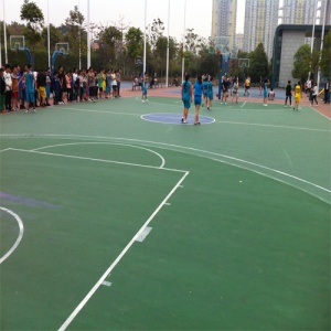 福建寧德師范學(xué)院PU球場_戶外運動地面案例_廣東