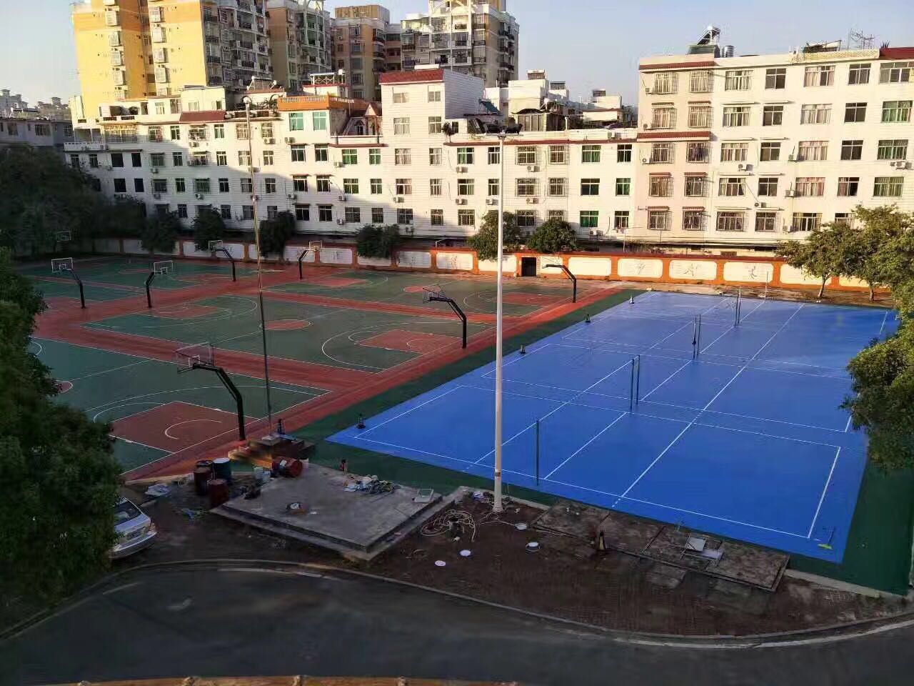 廣西玉林高中 <a href=http://m.anhaohn.com target=_blank class=infotextkey>硅PU</a>球場(chǎng)