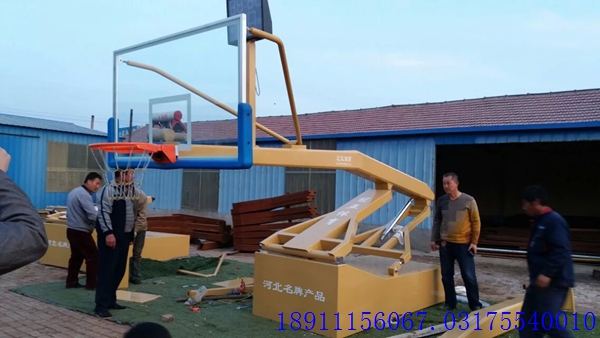 電動(dòng)液壓籃球架