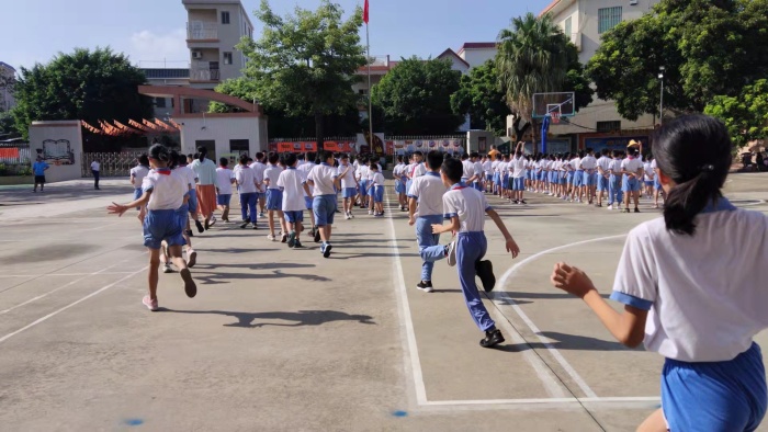 新沙小學開展9月消防安全演練活動