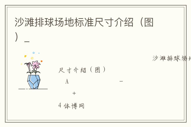 沙灘排球場地標(biāo)準(zhǔn)尺寸介紹（圖）_