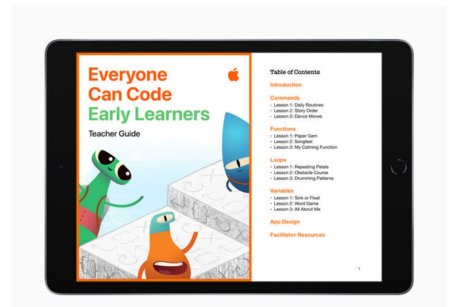 蘋果為小學(xué)生推出編程指南，編程熱再掀波瀾？