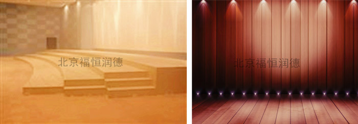 采用的&ldquo;福恒&rdquo;舞臺(tái)木地板的場(chǎng)館