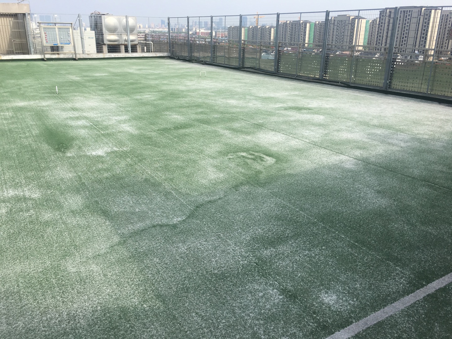 九亭社區(qū)屋頂門球場