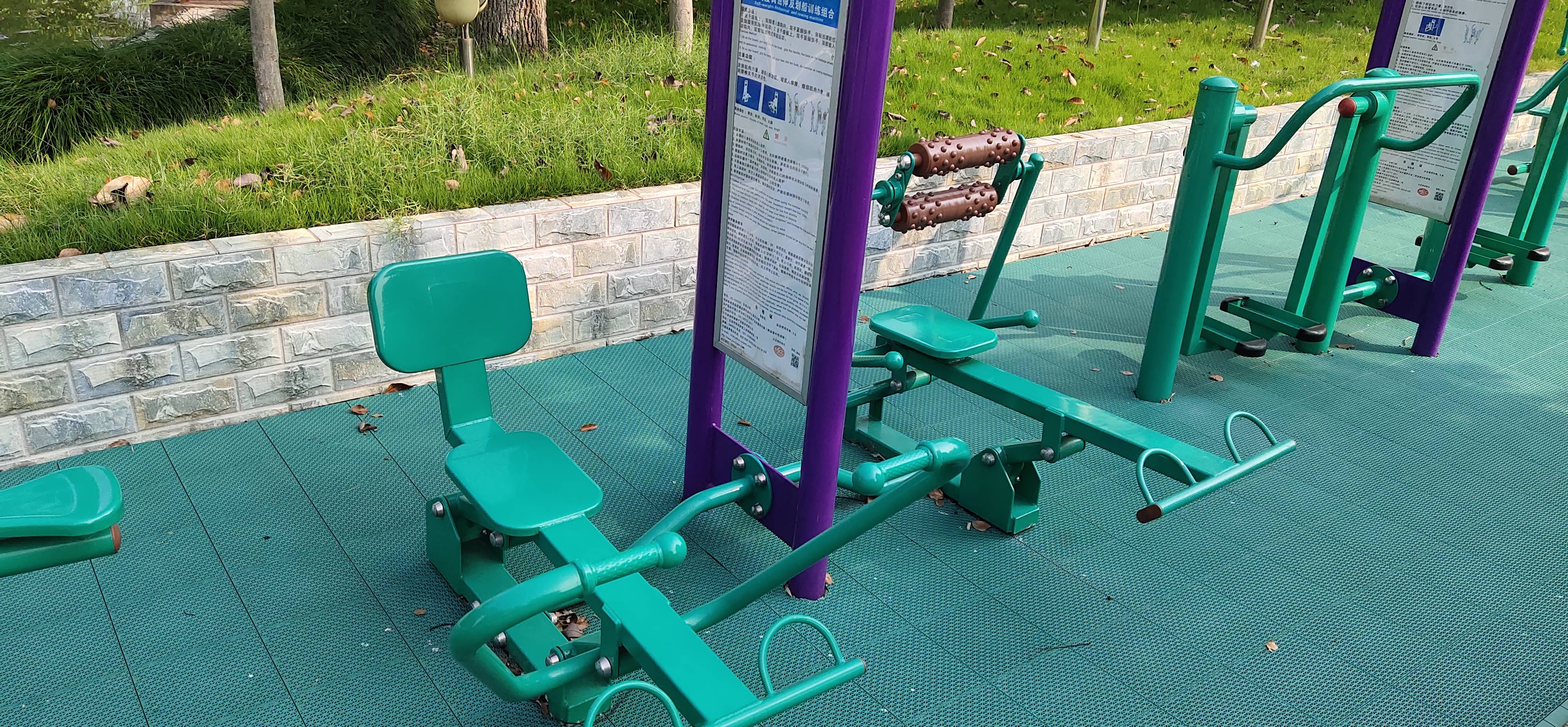 腹背屈伸/劃船訓練器