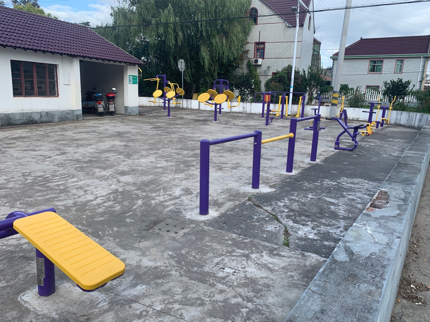 豎新鎮(zhèn)豎河村健身點一