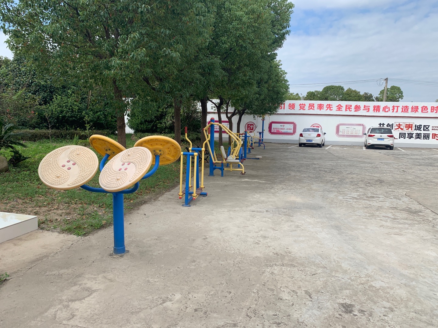 豎新鎮(zhèn)時橋村健身點一