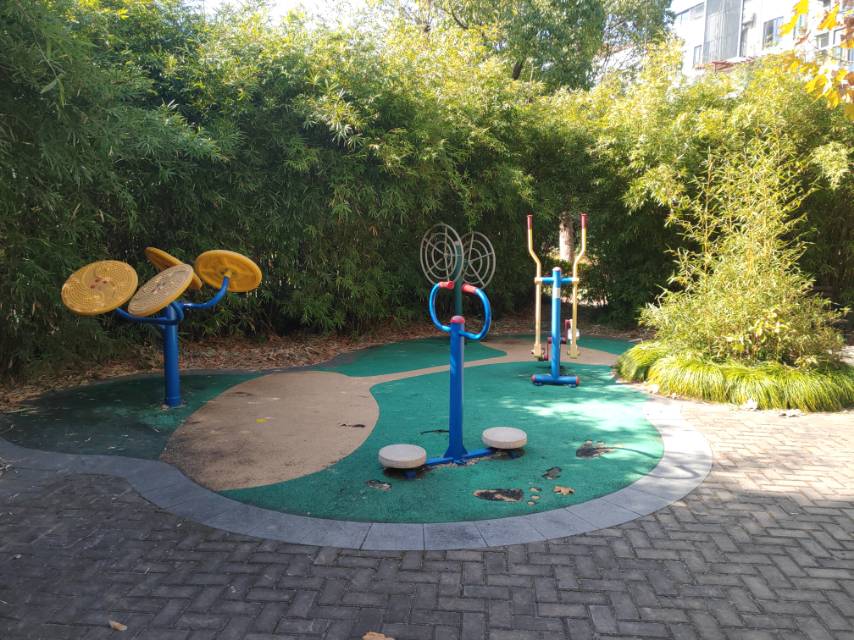 高行鎮(zhèn)森蘭金地居委健身苑點(diǎn)1