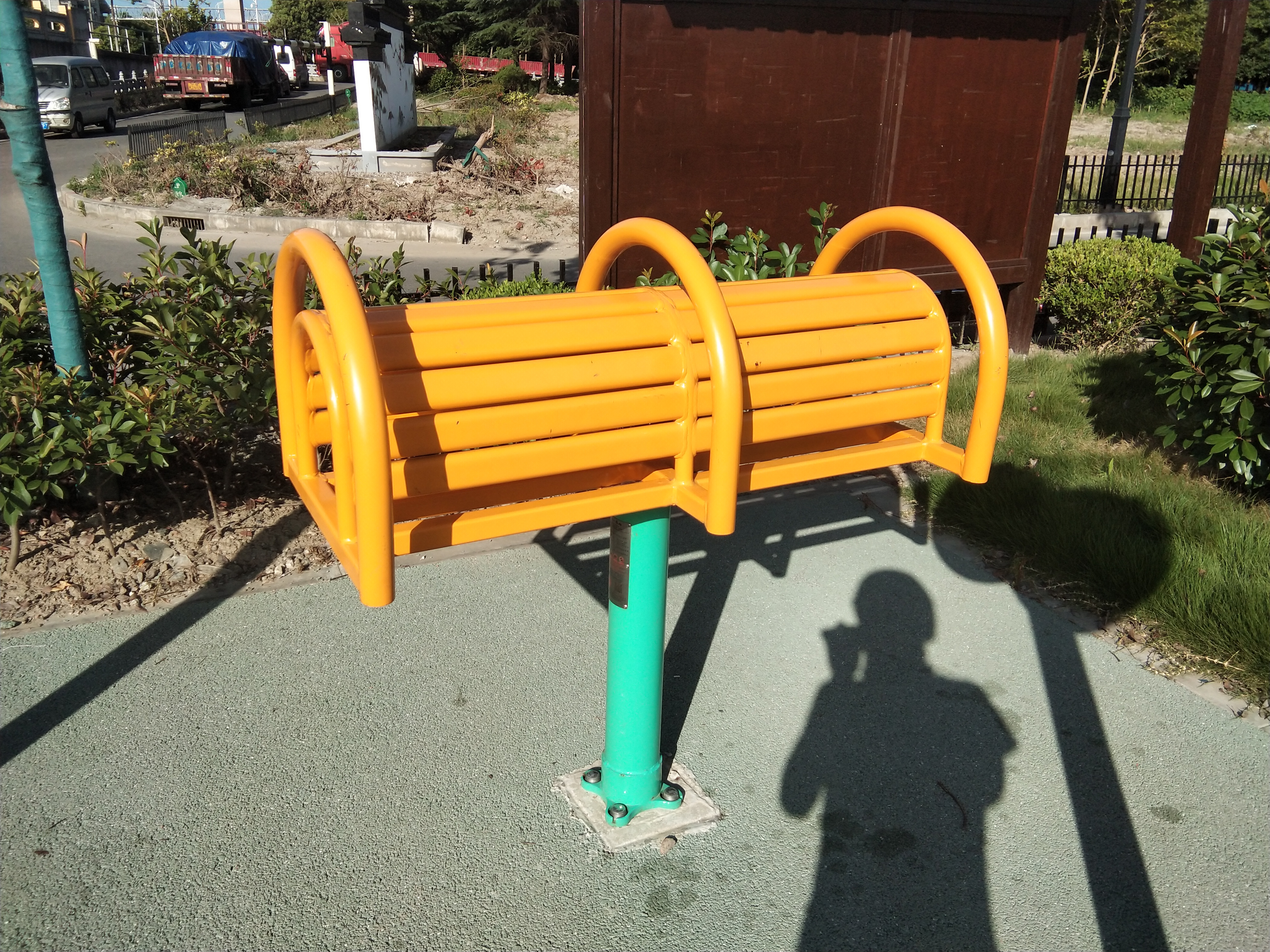 雙位伸腰伸背器