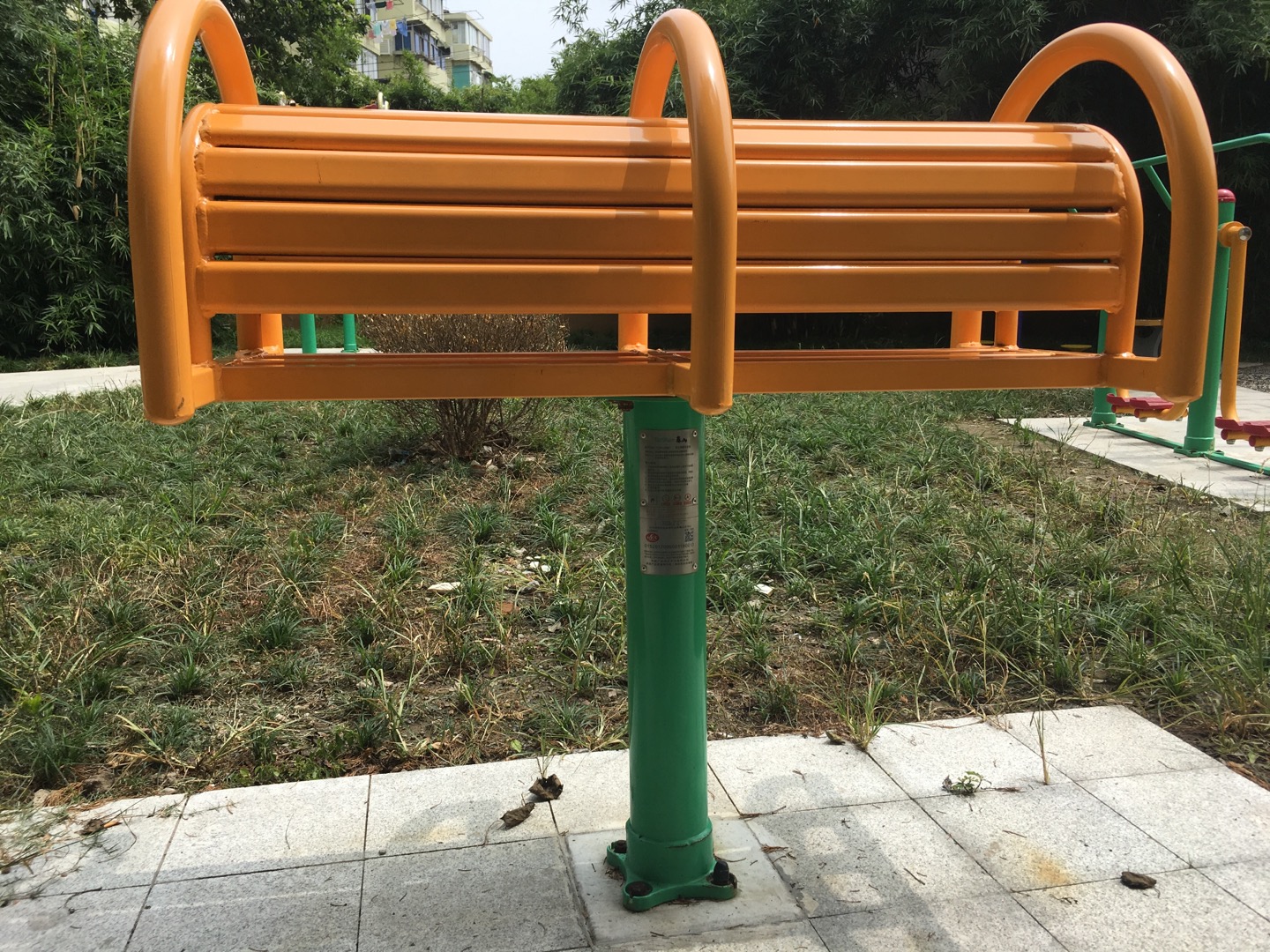 雙位伸腰伸背器