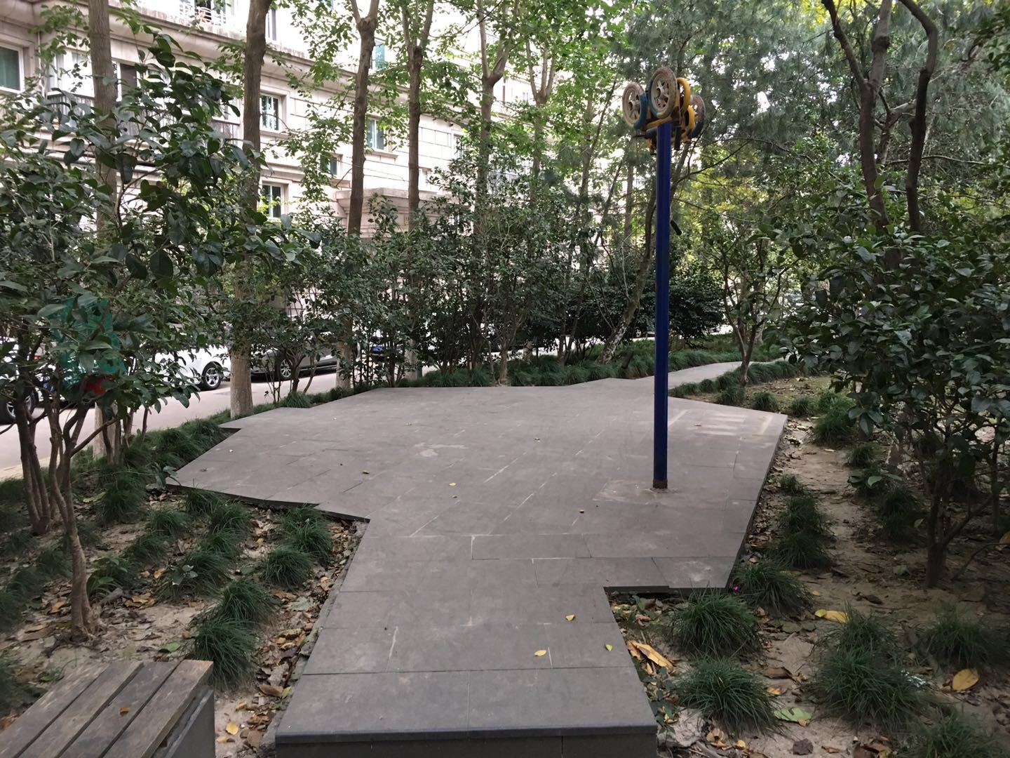 甘泉街道名都花園健身苑點