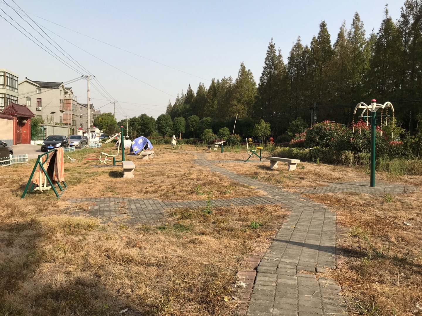 嵩山村顧介臺(tái)美麗鄉(xiāng)村健身點(diǎn)