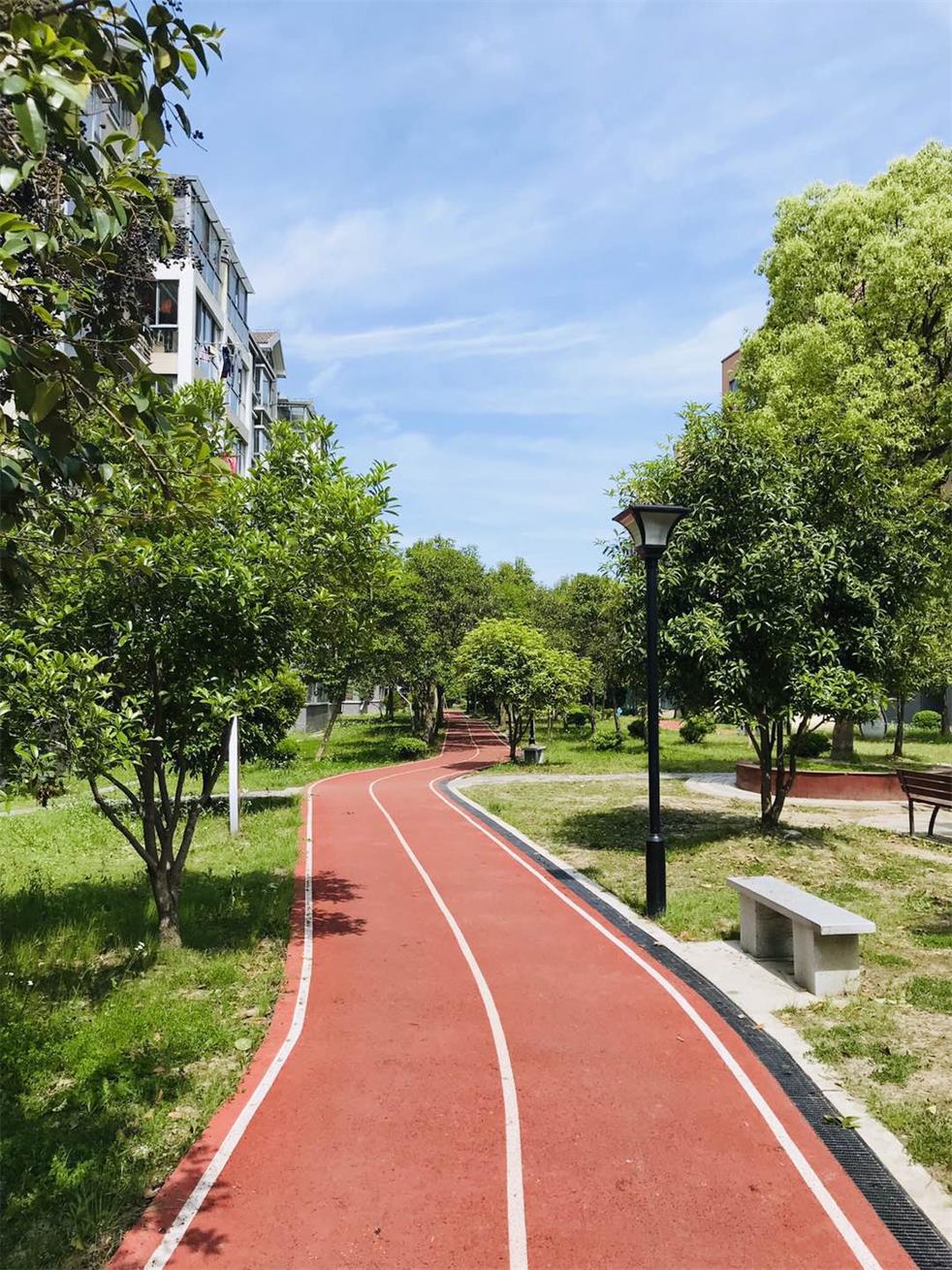 金海街道金水苑市民健身步道