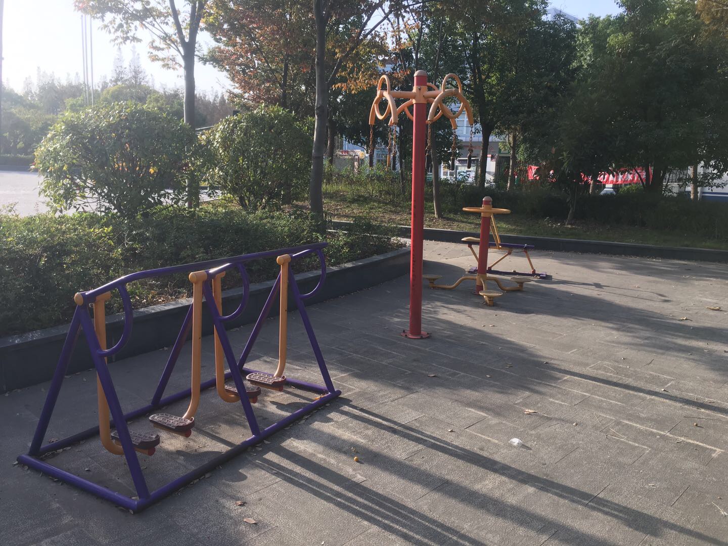 濱海鎮(zhèn)南村大治河健身點