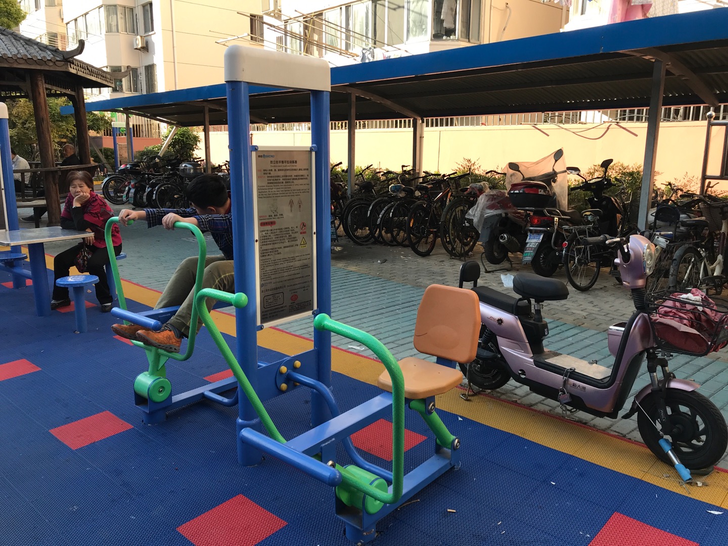 雙立柱平推平拉訓練器