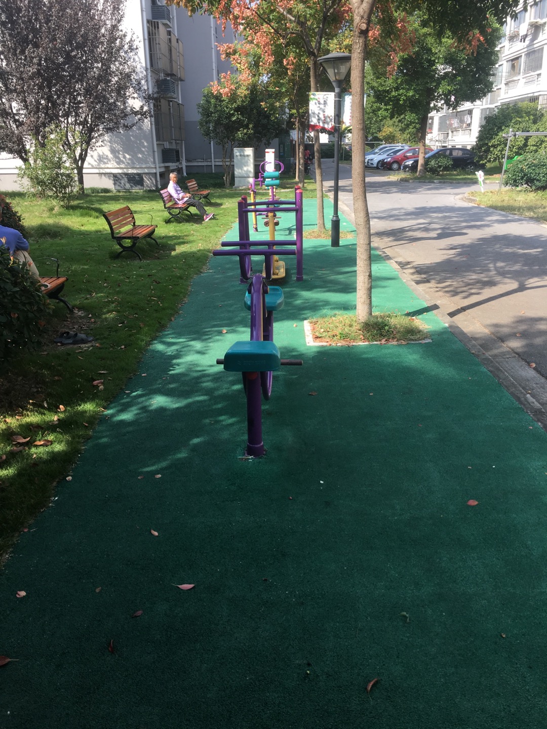 泖港居委會(huì)南樂(lè)苑小區(qū)健身點(diǎn)