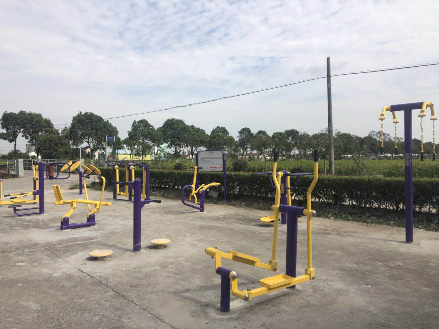 長達村7組健身苑點