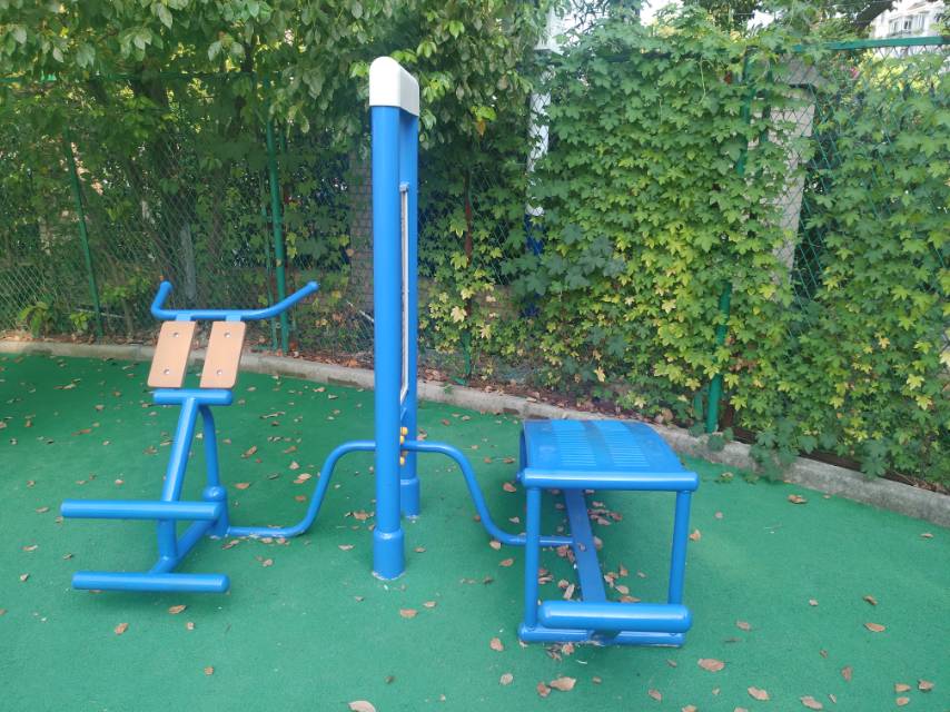 雙立柱腹背訓(xùn)練器