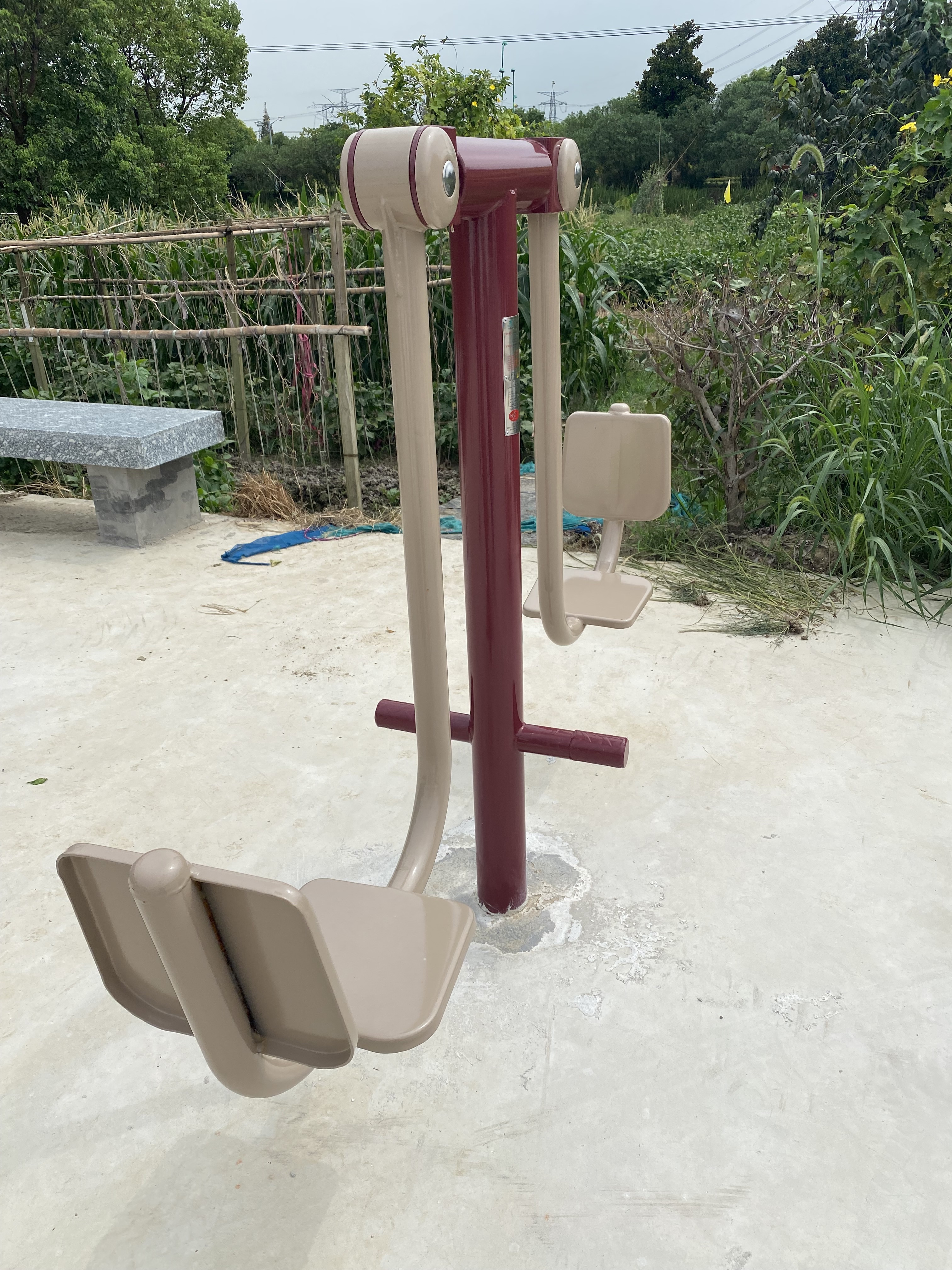 雙人坐蹬器 雙人坐蹬器