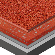 混合型自結紋塑膠跑道