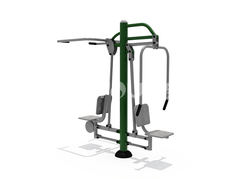 雙人坐拉坐推訓練器-071