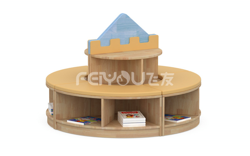 幼兒園實(shí)木家具環(huán)保水性漆寶寶多功能學(xué)習(xí)互動(dòng)城堡組合書柜.jpg