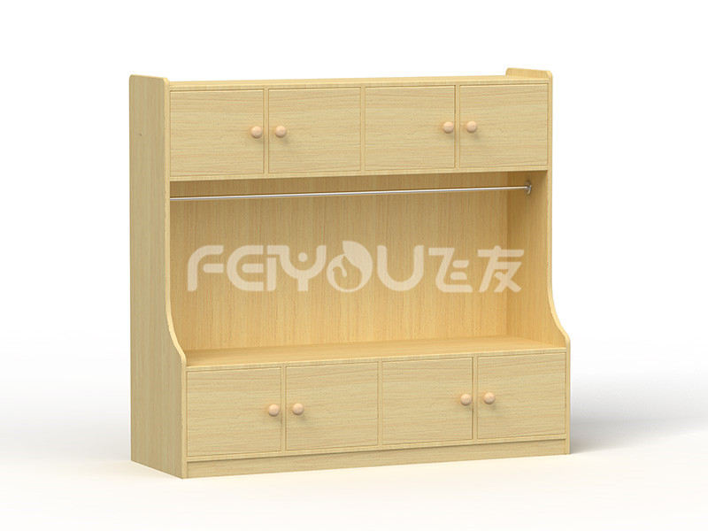 實木收納柜子衣帽柜-19