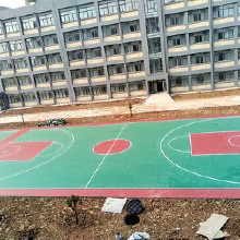 【易彩】高耐磨硅PU羽毛球場(chǎng)運(yùn)動(dòng)場(chǎng)地坪漆 硅pu球場(chǎng)地坪 可批發(fā) 硅PU地坪批發(fā)