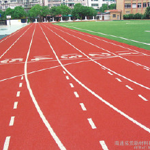 拓荒EPDM籃球場(chǎng) 透氣型塑膠跑道材料 橡膠跑道