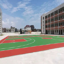 利達(dá)硅pu球場材料用量無溶劑硅pu球場材料硅pu球場材料工程、硅PU籃球場材料供應(yīng)商廠家、硅PU羽毛球場材料包工包料施工
