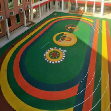 塑膠地板,塑膠球場(chǎng)，硅pu，塑膠跑道材料，湖南優(yōu)冠體育材料有限公司 132-0315-9777