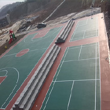 懸浮拼裝地板 場地鋪設(shè)器材 塑膠跑道材料生產(chǎn)廠家-湖南優(yōu)冠體育材料有限公司，塑膠跑道，塑膠球場