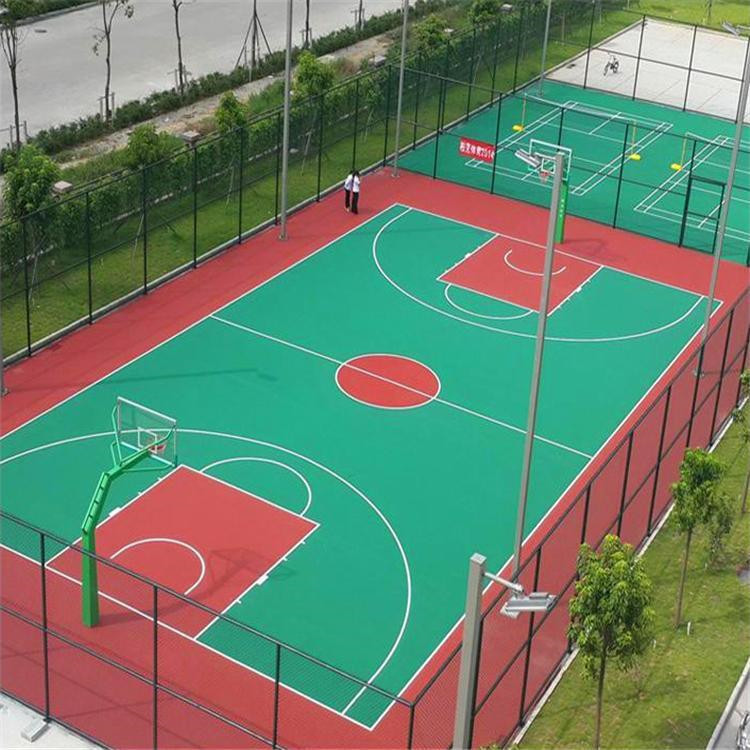 河北勝鑫主營(yíng) 塑膠球場(chǎng) 新型硅pu球場(chǎng) 帶施工